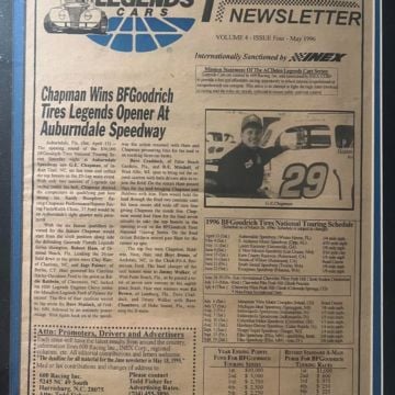 Happy Presidents' Day! Here is a little throwback piece on our (Vice) President, GE Chapman, after winning at Auburndale...