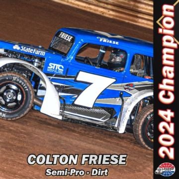 The INEX Semi-Pro Dirt National Championship returns to Pennsylvania, courtesy of Colton Friese?? #INEX