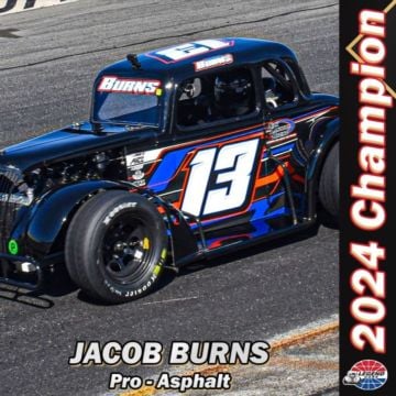 Standing above the rest with a well earned INEX Pro Asphalt National Championship is Rhode Island's own, Jacob Burns?? #...