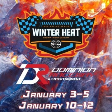 Dominion Raceway hosts the first two weekends of Winter Heat 2025! Pit passes and transponder rentals are available for ...