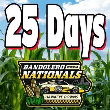 We're 25 days away from Bandolero Nationals history in the Hawkeye State! #BandoNats 