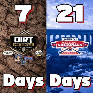 A busy few weeks are ahead for Legend Cars! #DirtNats 