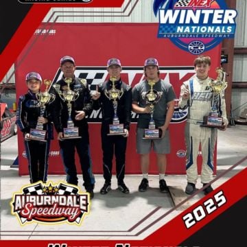 The 2025 INEX Winter Nationals Champions from Auburndale Speedway!?? MPI Up on the Wheel Award Bandits: Christopher Flyn...