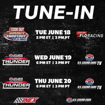 Clear your calendars, we have three-straight days of action from CLT to the ATL! #CookOutSSO | #ThursdayThunder