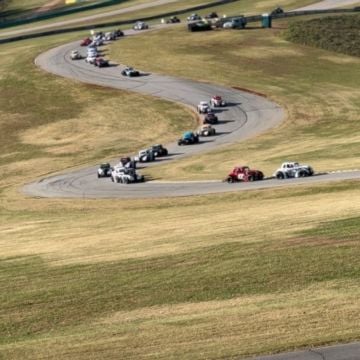 30+ Legend Cars snaking through the carousel ???? #RCWF