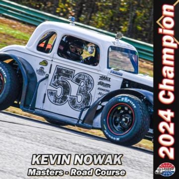 He was one spot shy of a perfect season! Kevin Nowak is the 2024 INEX Masters Road Course National Champion?? #INEX