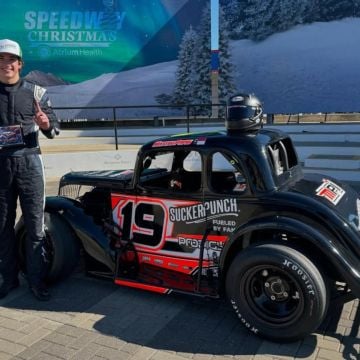 The First WIN is always special . And even better when is a double . First ever W for @matteo.papis in @uslegendcars @ch...