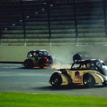 Wreckin' Wednesday.... because racing ain't always pretty ???? #INEX #USLCI #waybackwednesday